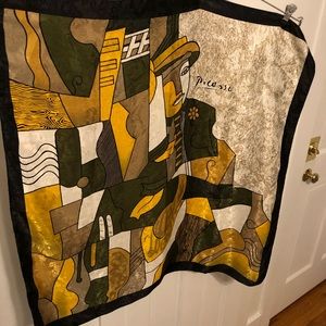 Picasso silk scarf